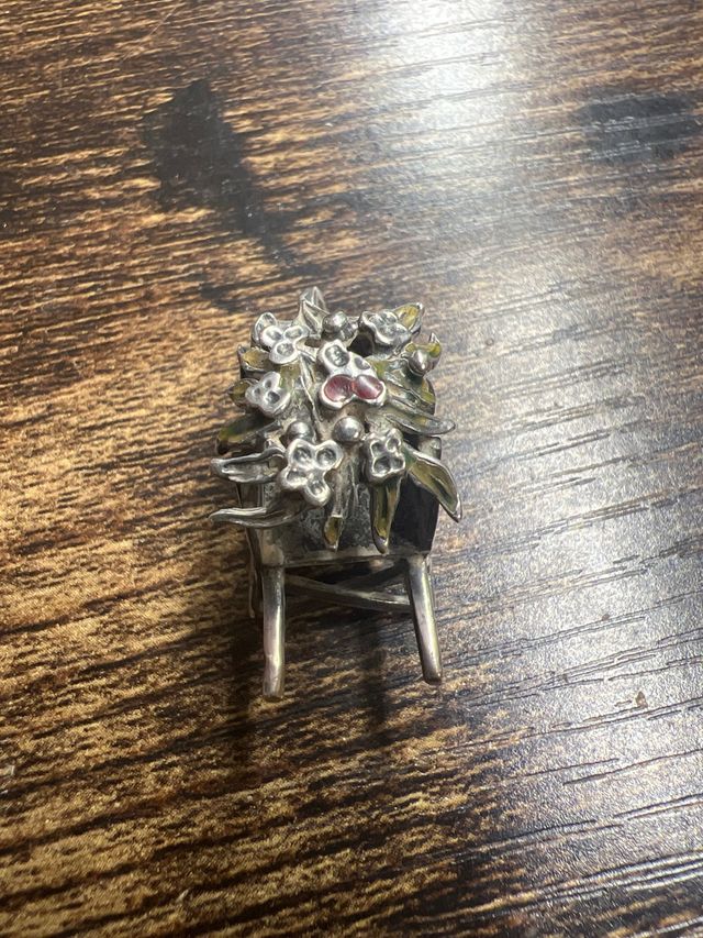 Miniatura Carretilla Plata de Ley 925mm