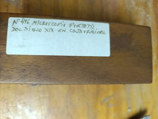 Microscopio Monocular Antiguo 4