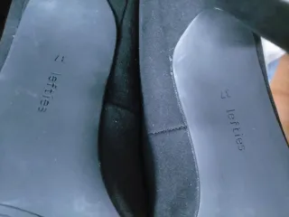 Zapatos de tacón talla 37 ante negro