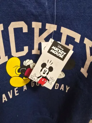 Sudadera Mickey Mouse azul talla 4 años