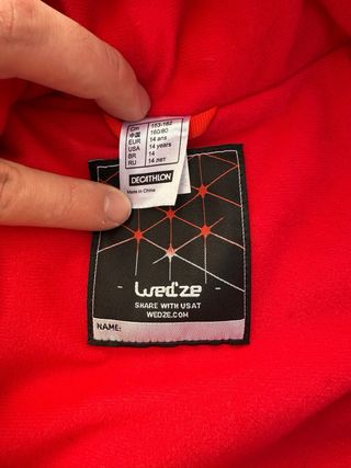 Conjunto esquí Wedze niño 14 años