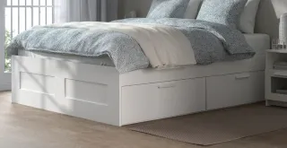 Estructura de cama con cajones más somier