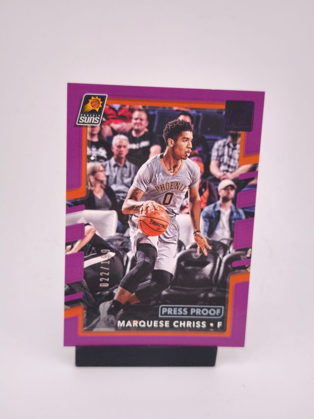 Marquese Chris /199 PURPLE Press Proof NBA Suns