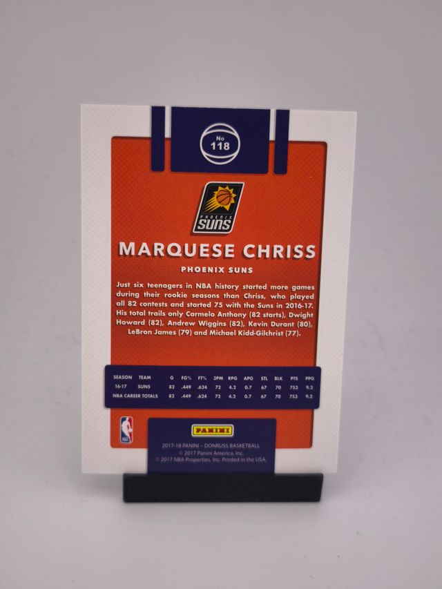 Marquese Chris /199 PURPLE Press Proof NBA Suns