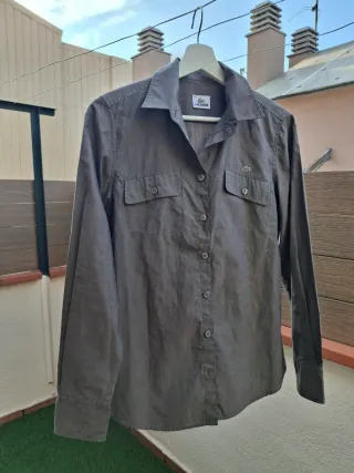 Camisa Lacoste verde mujer