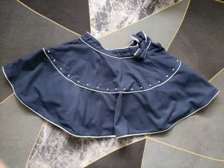 Falda niña azul marino talla 8