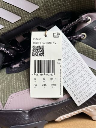 Adidas Terrex Eastrail 2 Mid RAIN.RDY 39.5 EU