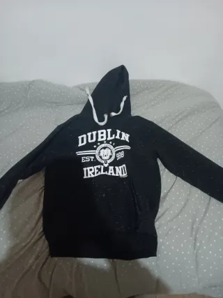 Sudadera Negra Dublin Ireland