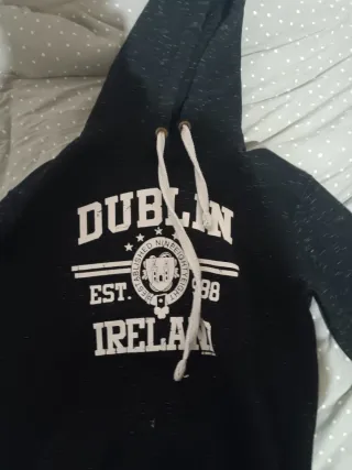 Sudadera Negra Dublin Ireland