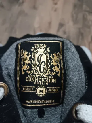 Sudadera Negra Dublin Ireland