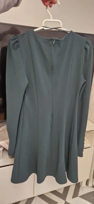 Vestido verde manga larga