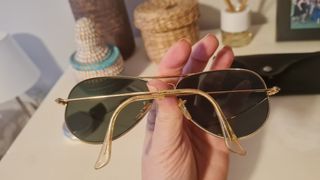 Gafas de Sol Ray-Ban Aviator Vintage Doradas