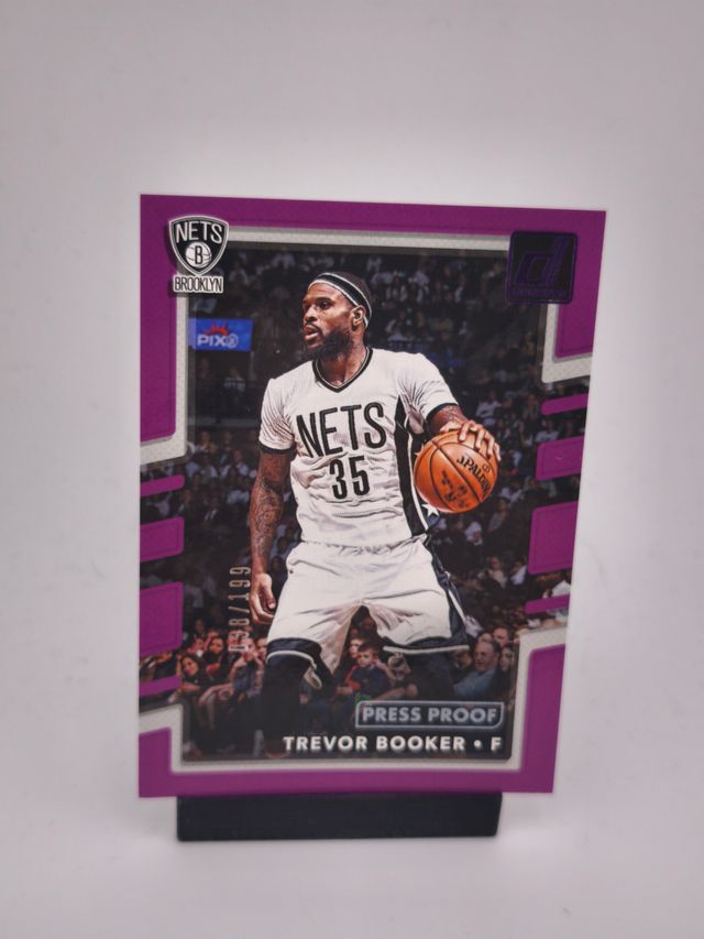 Trevor Booker /199 PURPLE PRESS PROOF NBA Nets