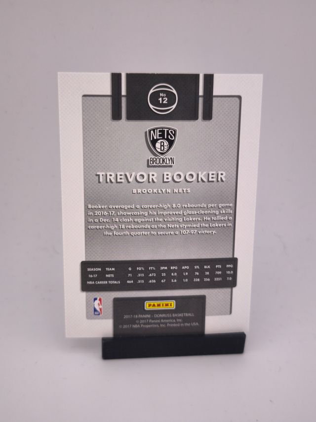 Trevor Booker /199 PURPLE PRESS PROOF NBA Nets