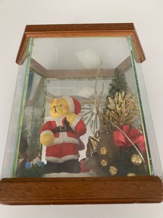 Adorno Navidad Vitrina espejo