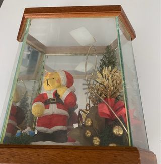 Adorno Navidad Vitrina espejo