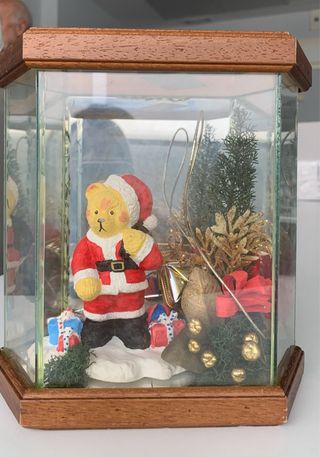 Adorno Navidad Vitrina espejo