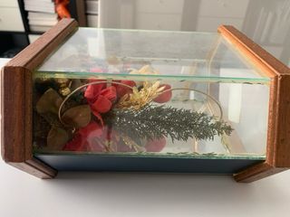 Adorno Navidad Vitrina espejo