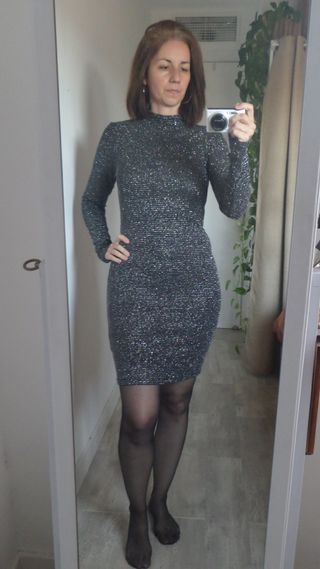 Vestido con lentejuelas