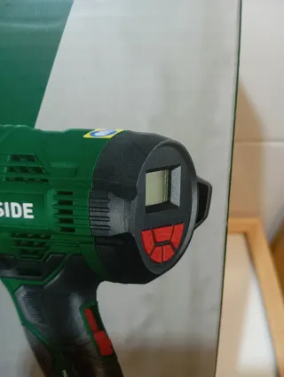 Pistola de aire caliente Parkside digital nuevo