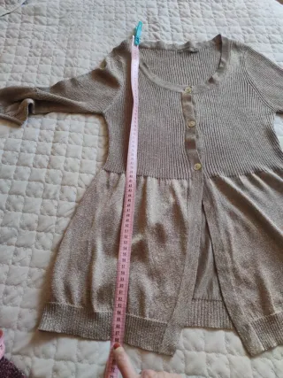 Cardigan fiesta hilo dorado . NUEVO