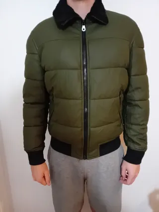 Cazadora Zara engomada hombre