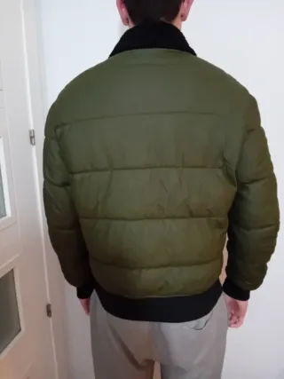 Cazadora Zara engomada hombre