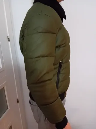 Cazadora Zara engomada hombre