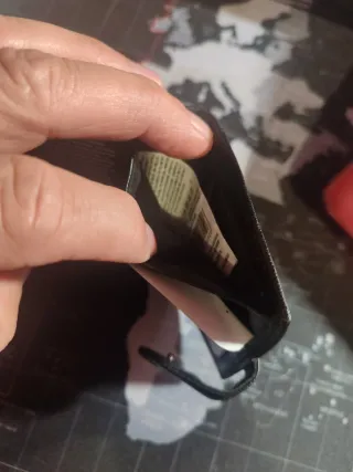 Cartera inteligente de cuero para hombre