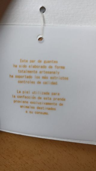 Guantes de piel Santacana Marrones y Naranja