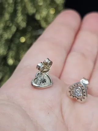 Pendientes Pandora Corazón Plata 925