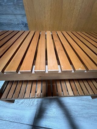 Banco Ikea Molger Madera Marrón