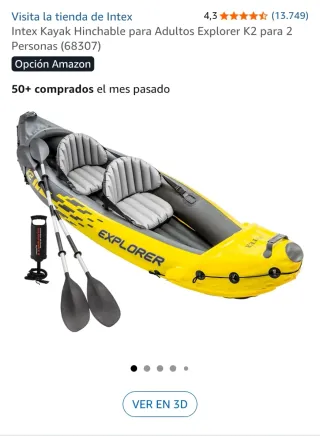 Kayak Hinchable Intex Explorer K2