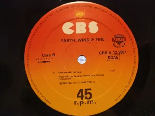 Maxi Single Vinilo Earth Wind & Fire Magnetic