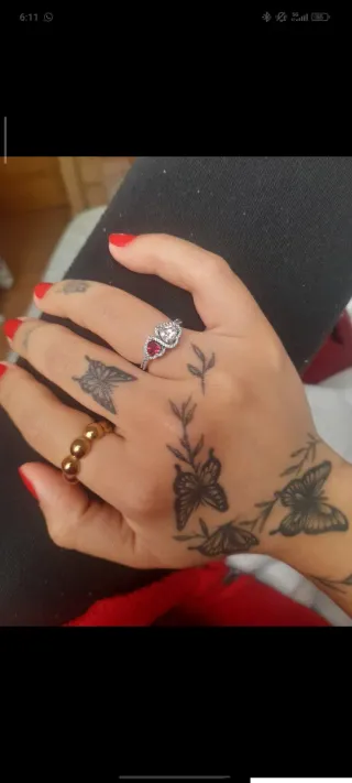 Anillo Pandora Plata 925 Corazón