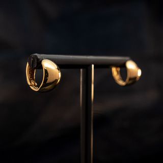 Pendientes de aro de chapa