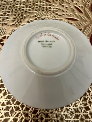 Set 2 tazzine caffè Giraud Limoges