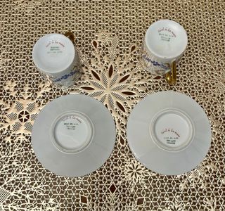 Set 2 tazzine caffè Giraud Limoges