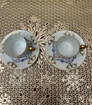 Set 2 tazzine caffè Giraud Limoges