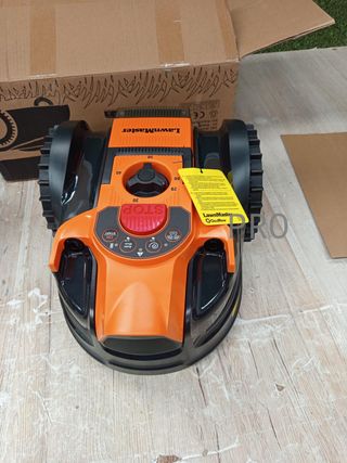 Lawnmaster Robot cortacésped independiente de 24 V inalámbrico perimetral