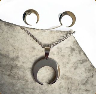 Conjunto Luna Invertida Plata