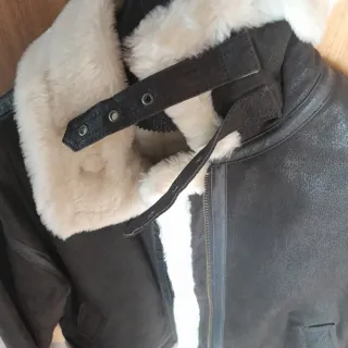 Giacca Vera Pelle Marrone Taglia M