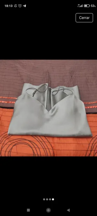 Vestido Uniqlo satinado