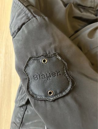 Giubbotto Blauer nero con pelliccia