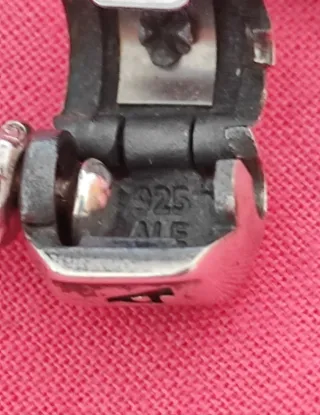 Pulsera Pandora Cuero Trenzado Plata