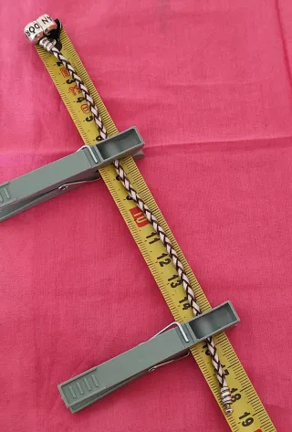 Pulsera Pandora Cuero Trenzado Plata