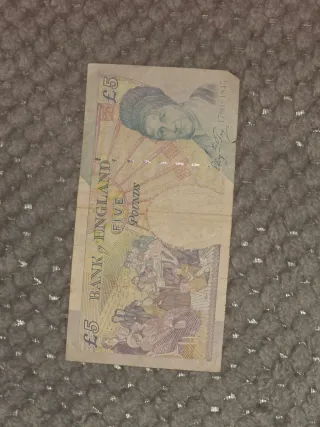 Bancanota da 5 sterline inglesi