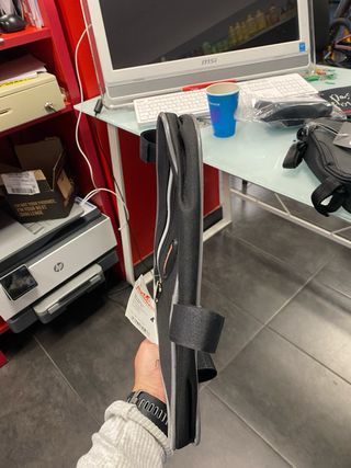 Bolsa para bicicleta triangular negra