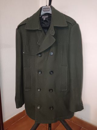 Abrigo verde oliva de dama