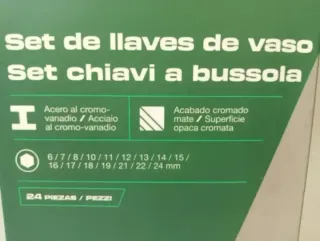 Set Llaves Carraca 3/8 PARKSIDE